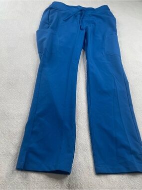 Mandala Drawstring Scrub Pants in Royal Blue~ Size Small ~ Medical Staff